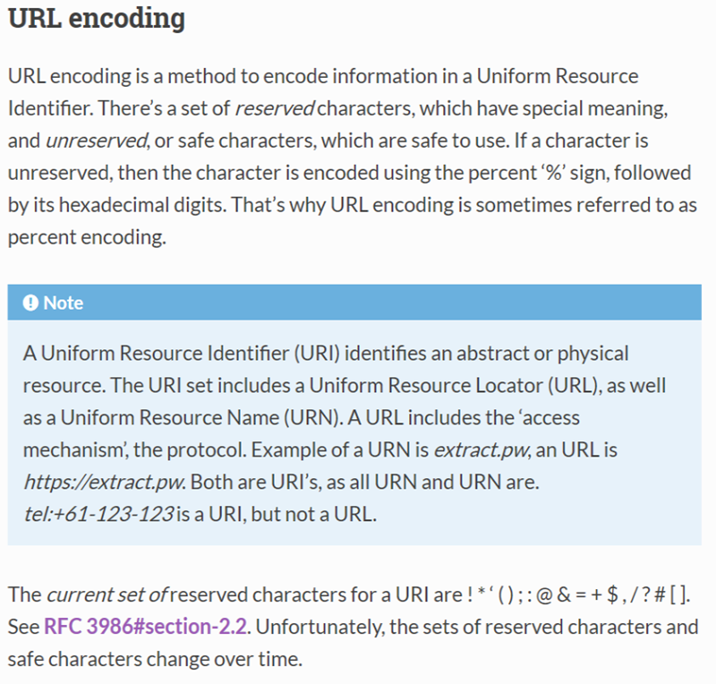 Resulting HTML when converted using Sphinx